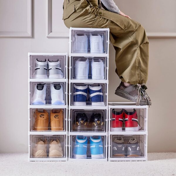 Portable Folding Shoe Organizer Rack