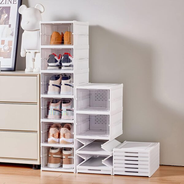 Portable Folding Shoe Organizer Rack