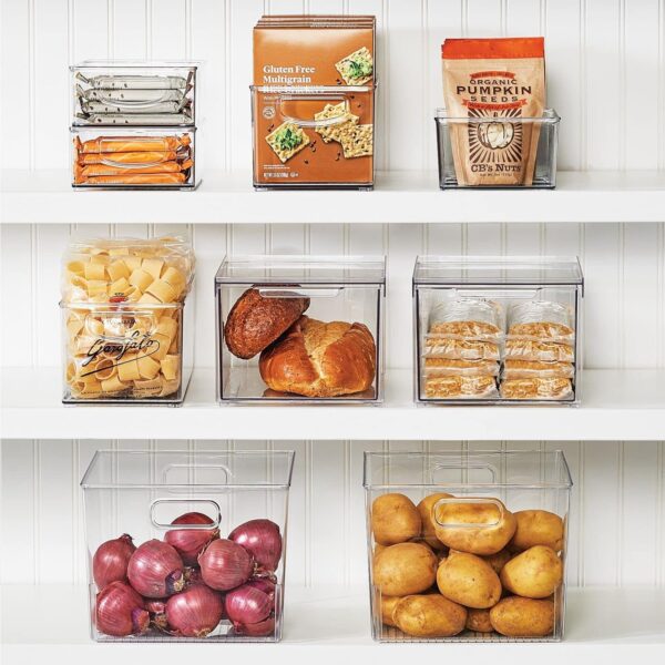 Plastic 4-Section Divided Organizer Bins