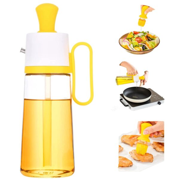 Glass Large Olive Oil Dispenser Bottle for Kitchen