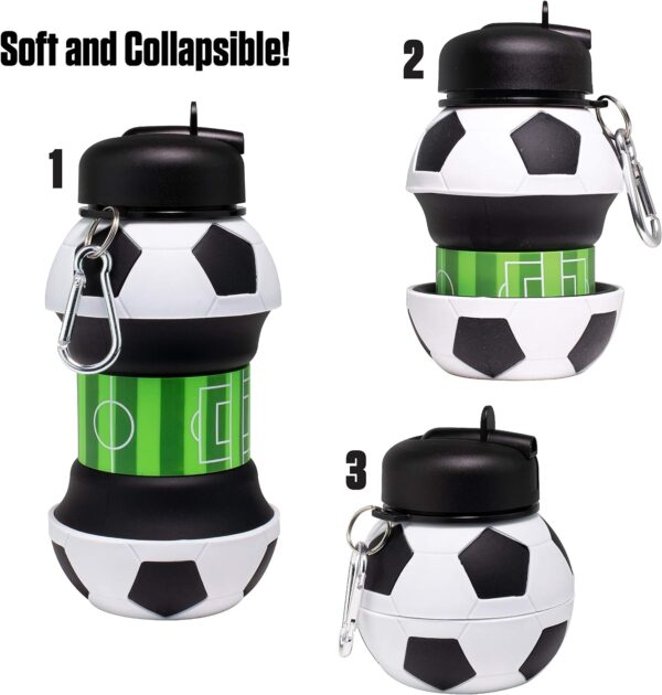 Collapsible Football Water Bottle