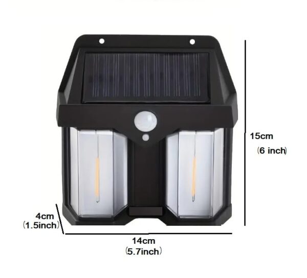 Solar Wall Light Outdoor Motion Sensor