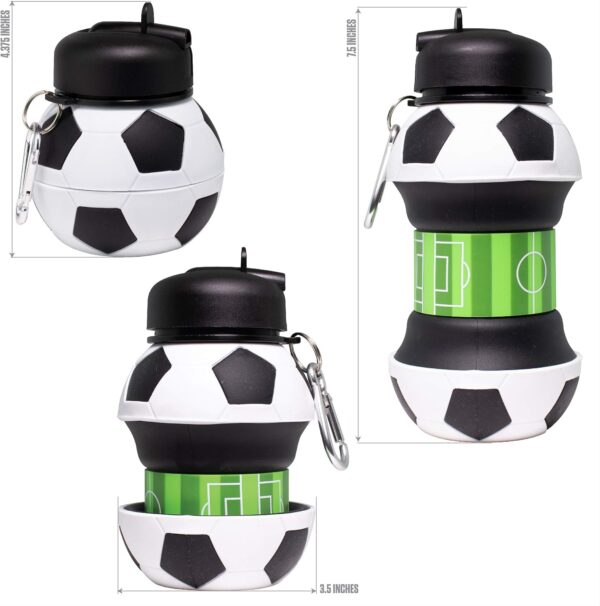 Collapsible Football Water Bottle